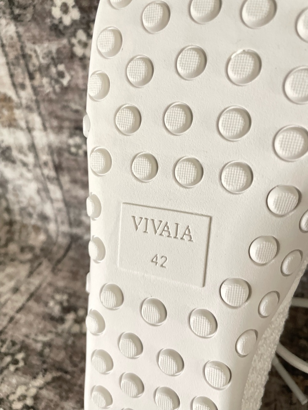 Vivaia Cecily White Mesh Ballet Sneaker Sneakerina Size 10.5 - Picture 8 of 14